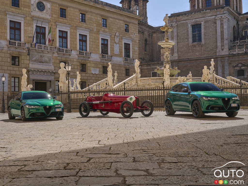 Alfa Romeo Giulia et Stelvio Quadrifoglio 100e anniversaire 2024